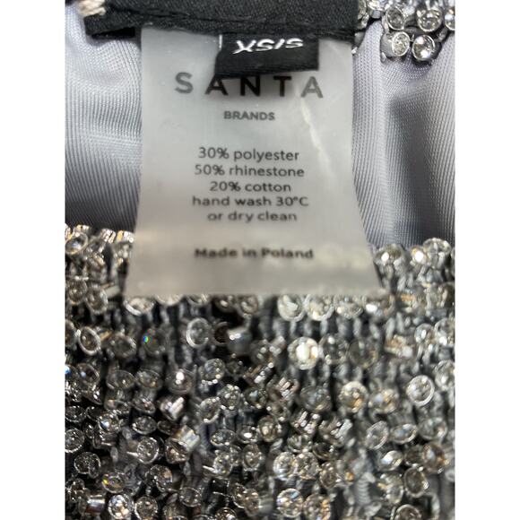 Santa Brands x Revolve Silver Mini Skirt Size XS - Picture 5 of 5